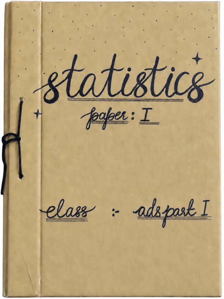 Statistics Paper I ADS Part I